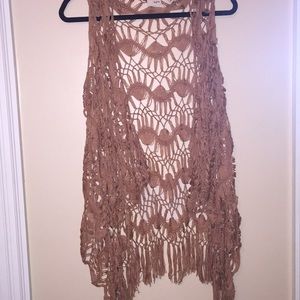Crochet vest